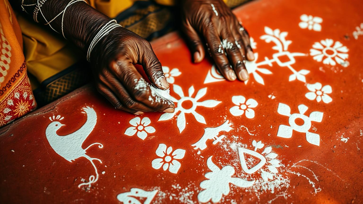 Mandana: The White-Lime Grammar of Meena Thresholds